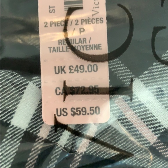 COPY - NWT Victoria’s Secret Valentines Day Pink Black PJ - Picture 7 of 7